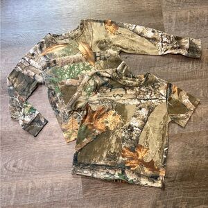 Camo Long & Short Sleeve Kids Tops - Realtree-style Camouflage